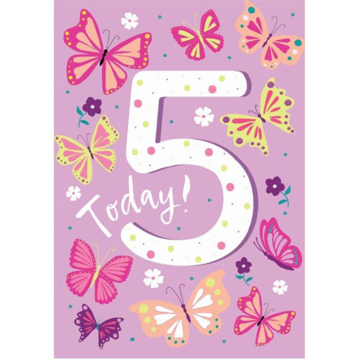 Picture of 5 TODAY BIRTHDAY CARD